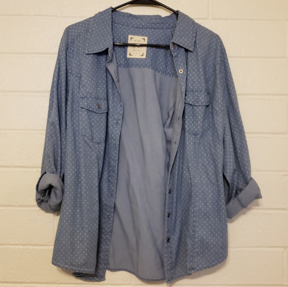 Style&Co◽Denim Button-Down